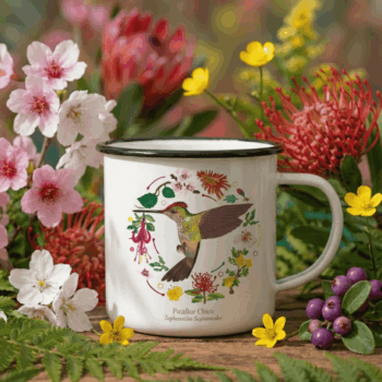 Tazón enlozado Picaflor chico 350 ml